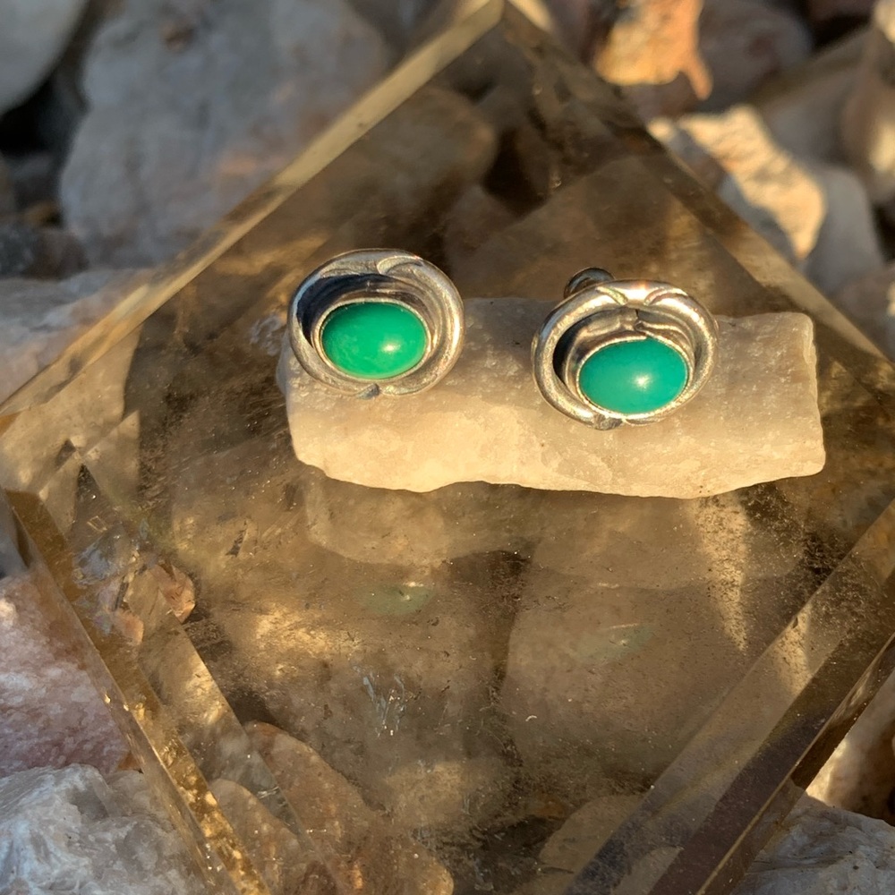 Sterling Silver Turquoise Studs